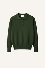 Load image into Gallery viewer, Coming soon. Cashmere Polo shirt - Army
