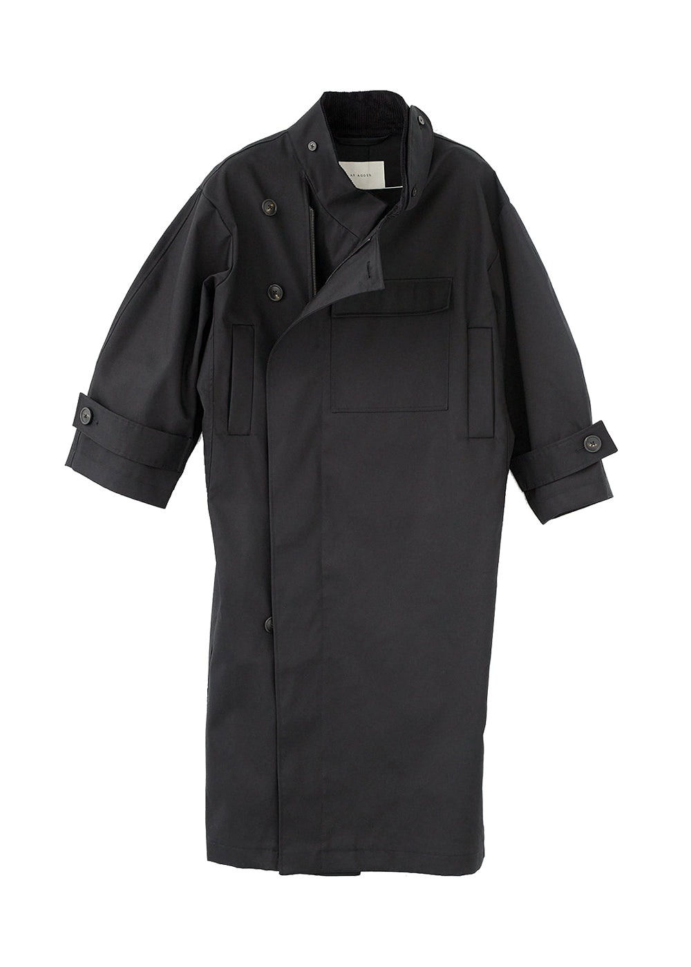Water resistant coat - Black