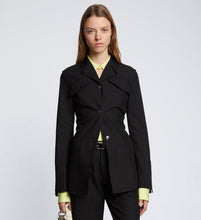 Load image into Gallery viewer, Drapey Suiting Jacket - Black