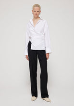 Load image into Gallery viewer, Asymmetrical poplin shirt
