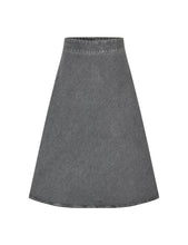 Load image into Gallery viewer, Grey Denim Stelly C Long Skirt
