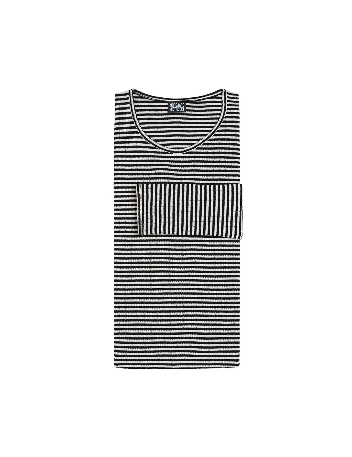 101 Fine Stripe, black/off white