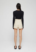 Load image into Gallery viewer, Lace-up Detail Shorts - Short Cream
