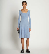 Load image into Gallery viewer, Scoop Neck Chenille Dress Periwinkle
