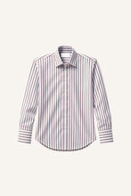 Load image into Gallery viewer, The big shirt - Brown and rose stripe
