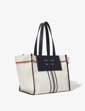 Load image into Gallery viewer, Large Morris Stripe Canvas Tote
