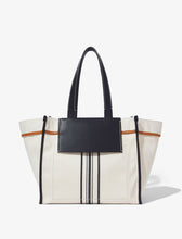 Load image into Gallery viewer, Large Morris Stripe Canvas Tote
