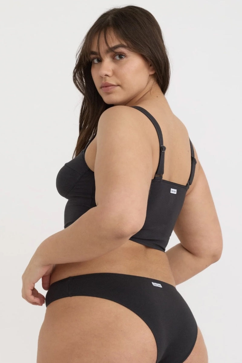Core Icon Corset Top - Black