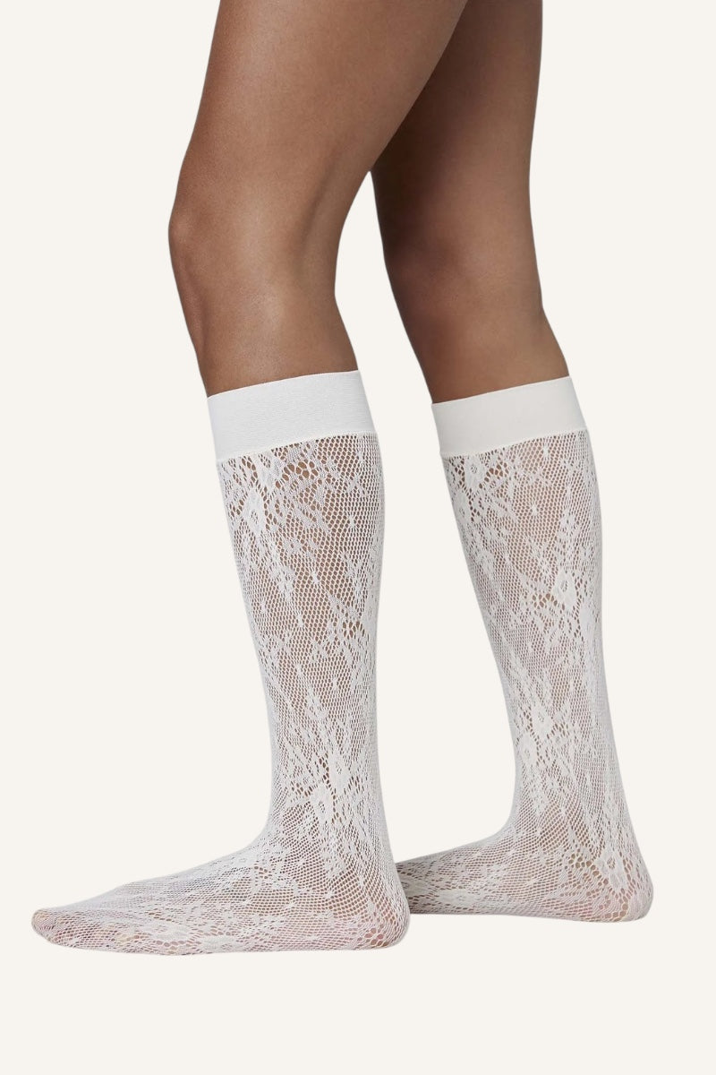 Rosa lace socks - off white