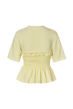 Load image into Gallery viewer, Vilde Top - Soft Yellow
