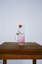 Load image into Gallery viewer, Rose Cup - Mint green, pink rose
