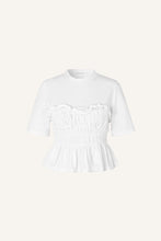 Load image into Gallery viewer, Vilde smock tee - white
