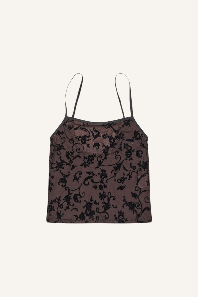 Gigi Top Brown/Black
