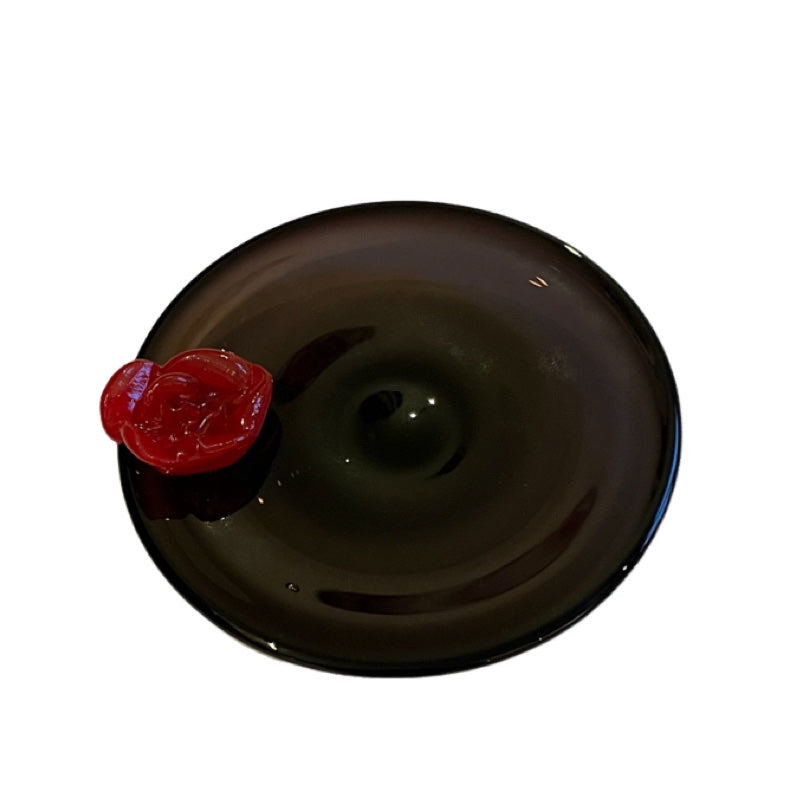 Bellucci Rose Assiette - Noir
