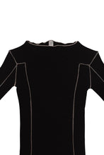 Load image into Gallery viewer, Omato Long Sleeve Tee - Black/Undyed
