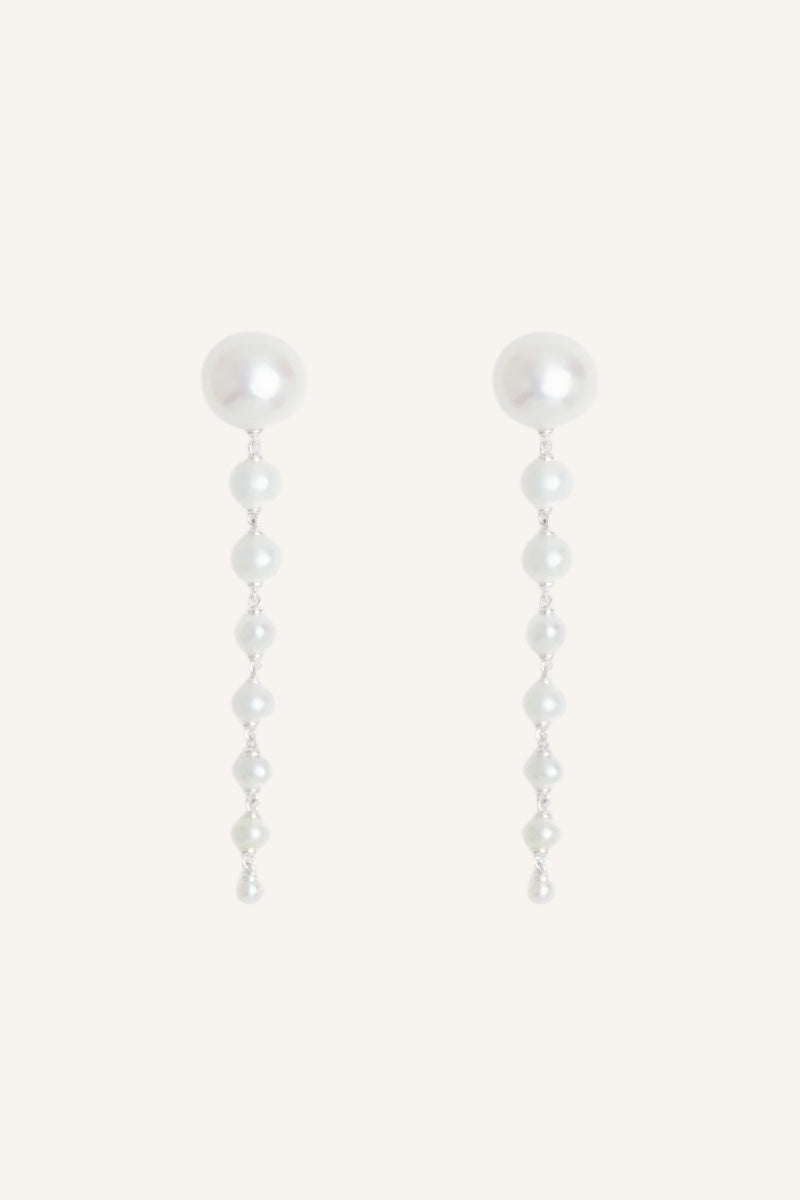 Lumora Chandelier Earrings - Silver