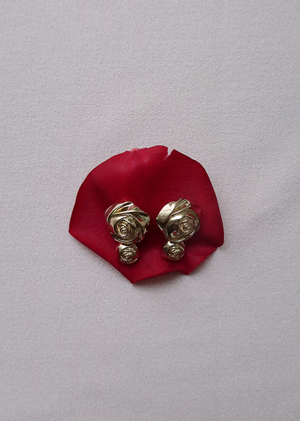 COMING SOON Double Rose Earring - Gold
