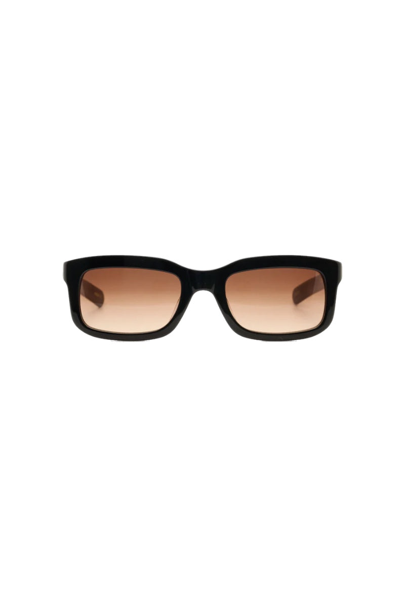 Palmer - Solid Black/Brown Gradient Lens