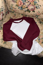 Load image into Gallery viewer, Baseball shirt - Bordeaux
