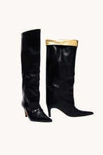 Load image into Gallery viewer, Mani boot - Black and Gold

