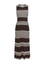Load image into Gallery viewer, Mini Stripe Sleeveless Knit Dress
