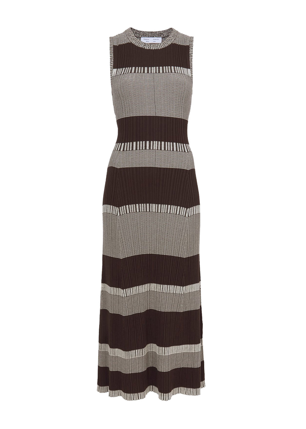 Mini Stripe Sleeveless Knit Dress