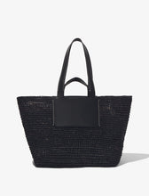 Load image into Gallery viewer, Large Morris Raffia Tote - Black
