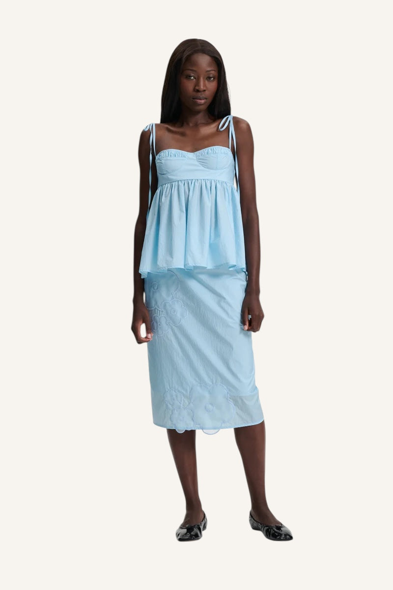 Alora Top - Light Blue