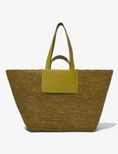 Load image into Gallery viewer, XL Morris Raffia Tote - Moss
