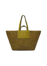 Load image into Gallery viewer, XL Morris Raffia Tote - Moss
