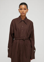 Load image into Gallery viewer, Double Cuff Short Dress- Pure Choccolate
