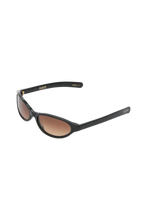 Load image into Gallery viewer, Olympia - Solid Black/Brown Gradient Lens
