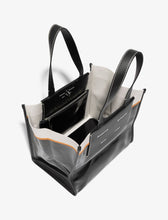 Load image into Gallery viewer, Large Morris Coated Canvas Tote in Black
