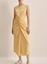 Load image into Gallery viewer, Jeanette Mellow Yellow Dress
