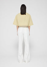 Load image into Gallery viewer, Uneven Short Sleeve Shirt - Flax
