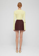 Load image into Gallery viewer, Retro Mini Skirt - Mulberry
