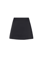 Load image into Gallery viewer, Satin Mini Skirt Black
