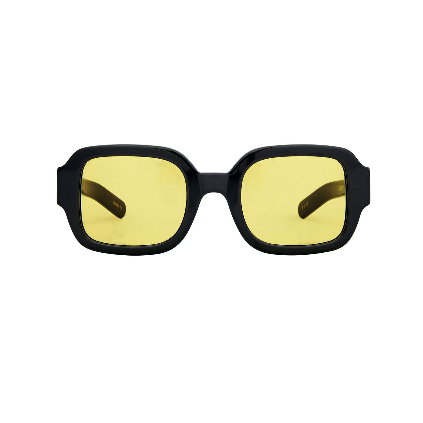 Tishkoff - Solid Black / Solid Yellow Lens