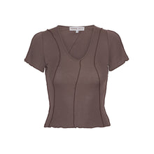 Load image into Gallery viewer, Vee T-shirt Brown
