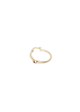 Load image into Gallery viewer, Wave Hoop gold
