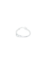 Load image into Gallery viewer, Wave Hoop silver
