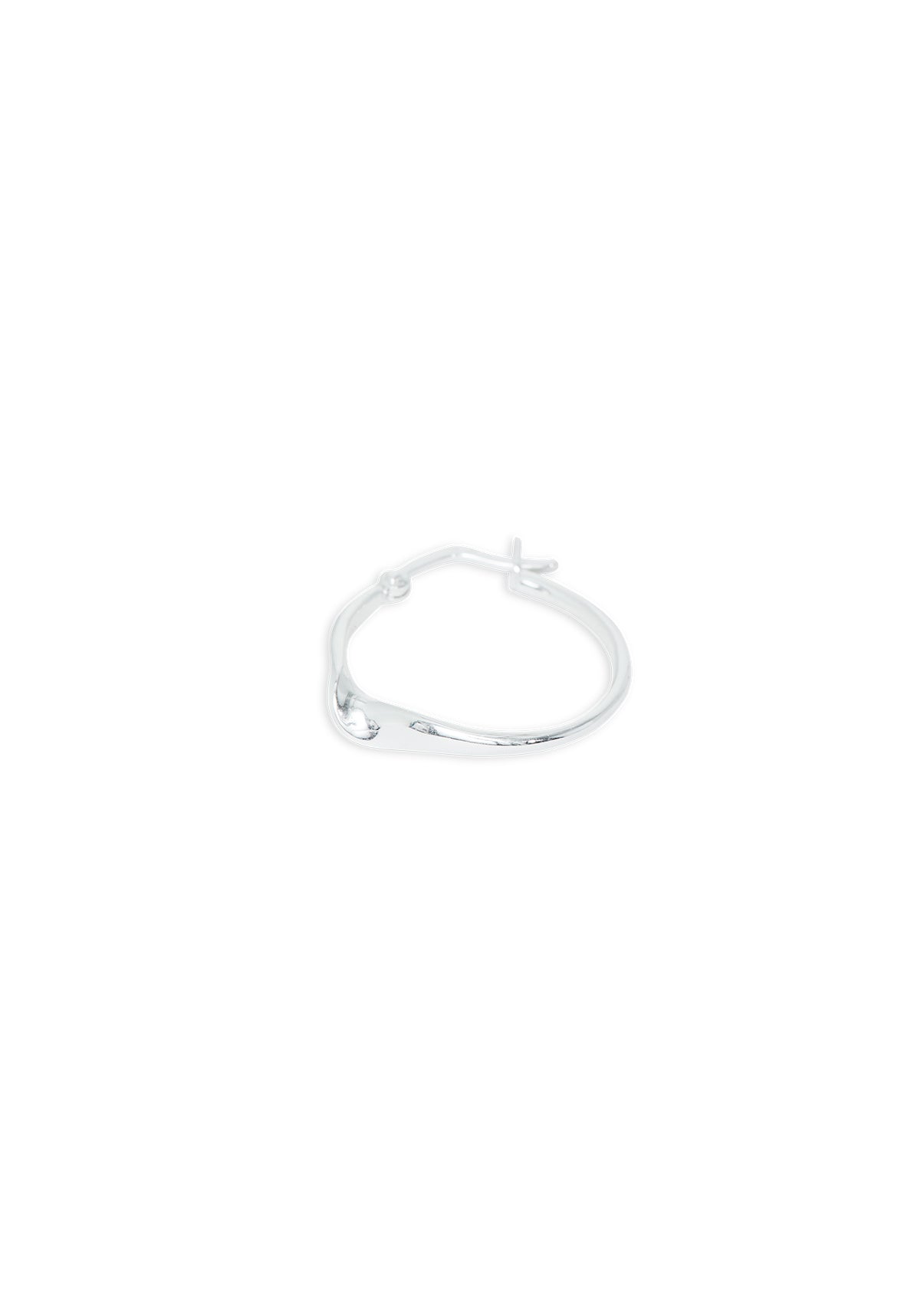 Wave Hoop silver