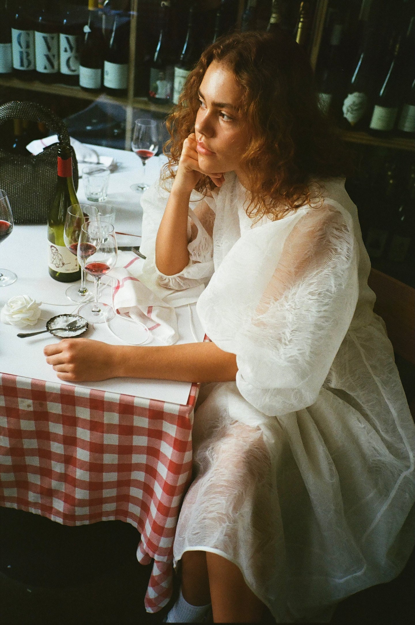 Karmen Puff Dress White
