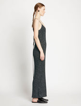 Load image into Gallery viewer, Lurex Maxi Dress Black/Silver
