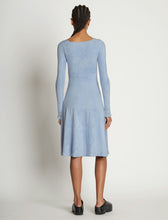 Load image into Gallery viewer, Scoop Neck Chenille Dress Periwinkle
