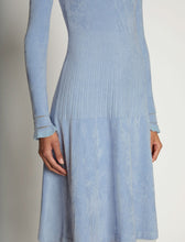 Load image into Gallery viewer, Scoop Neck Chenille Dress Periwinkle
