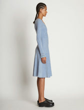 Load image into Gallery viewer, Scoop Neck Chenille Dress Periwinkle
