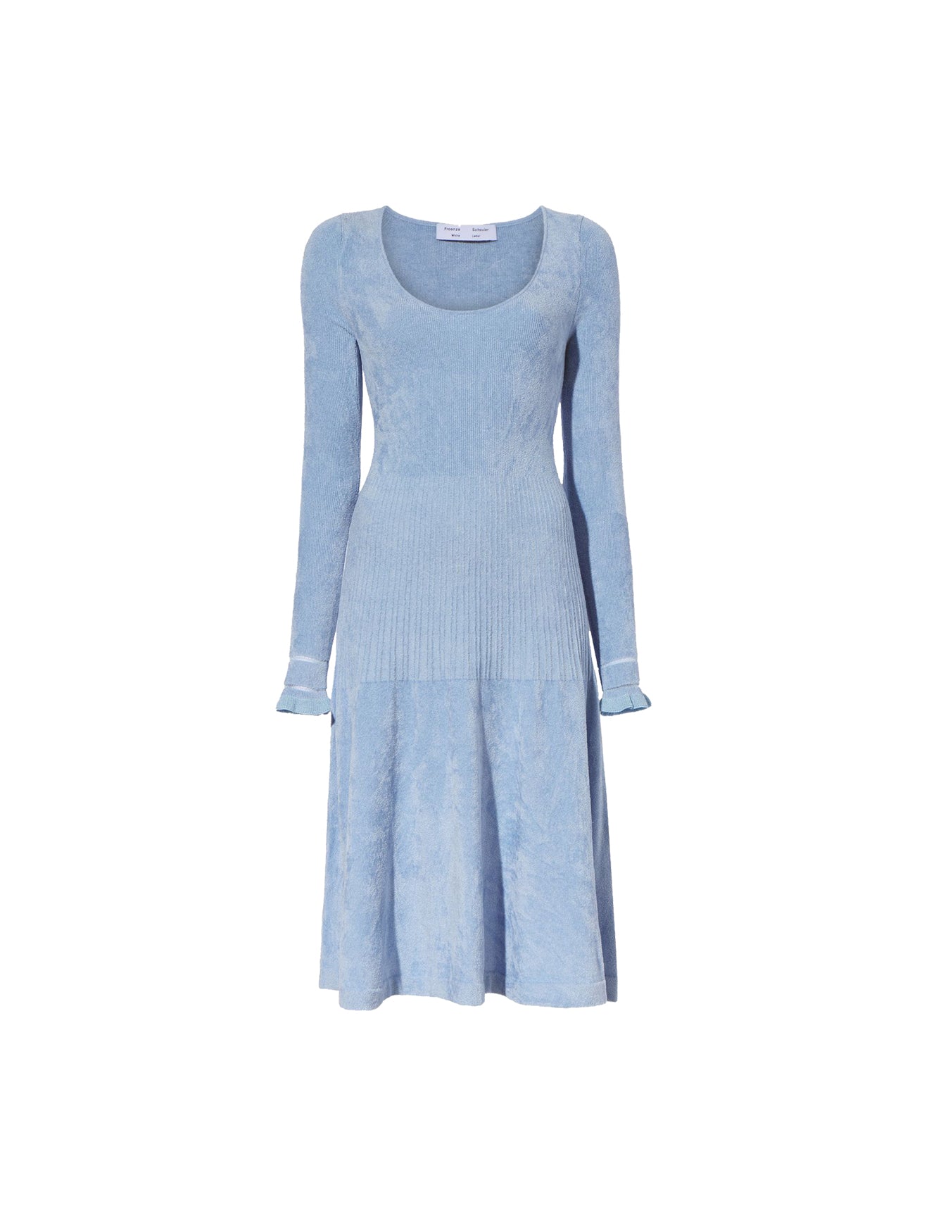 Scoop Neck Chenille Dress Periwinkle